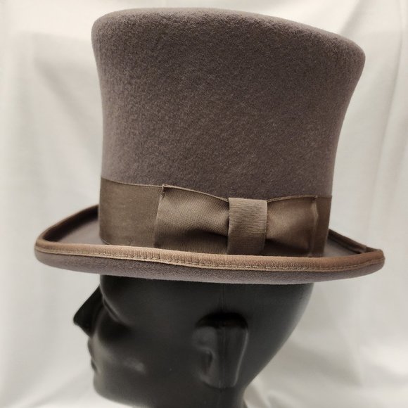 Top Hat / Squire 6.25" / Deluxe / Wool / Grey - Picture 1 of 4